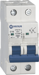 [E3O-OPS210CR] INTERRUPTOR MAGNETOTERMICO 6KA, CURVA C, 2P X 10A 